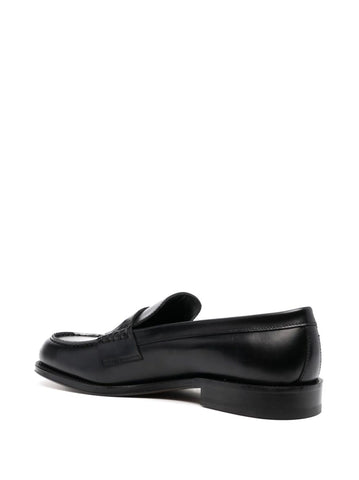 metal detail classic loafers