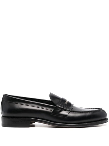 metal detail classic loafers