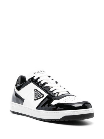 Downtown triangle-logo sneakers