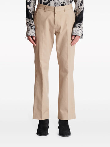 cropped flared trousers