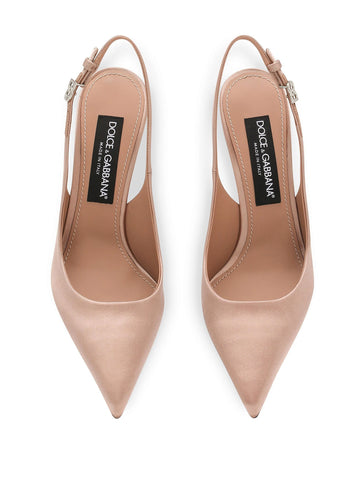 slingback leather pumps